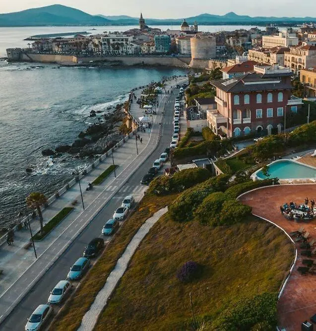 Lägenhet Villa Fignoni - Attico Panoramico Fronte Mare O Camera Matrimoniale Con Bagno Privato Alghero