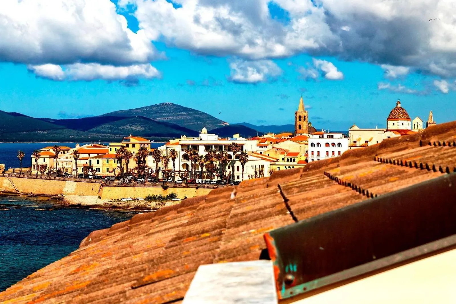 Lägenhet Villa Fignoni - Attico Panoramico Fronte Mare O Camera Matrimoniale Con Bagno Privato Alghero Italien