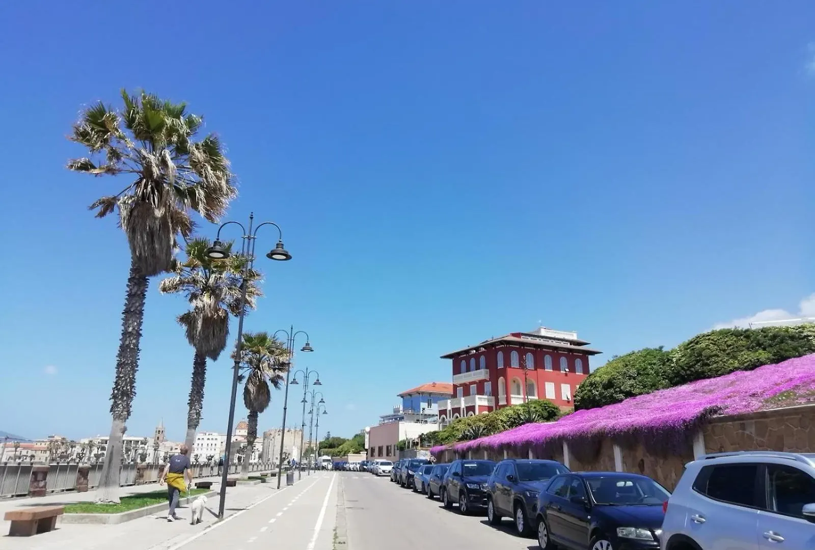Villa Fignoni - Attico Panoramico Fronte Mare O Camera Matrimoniale Con Bagno Privato Alghero Lägenhet