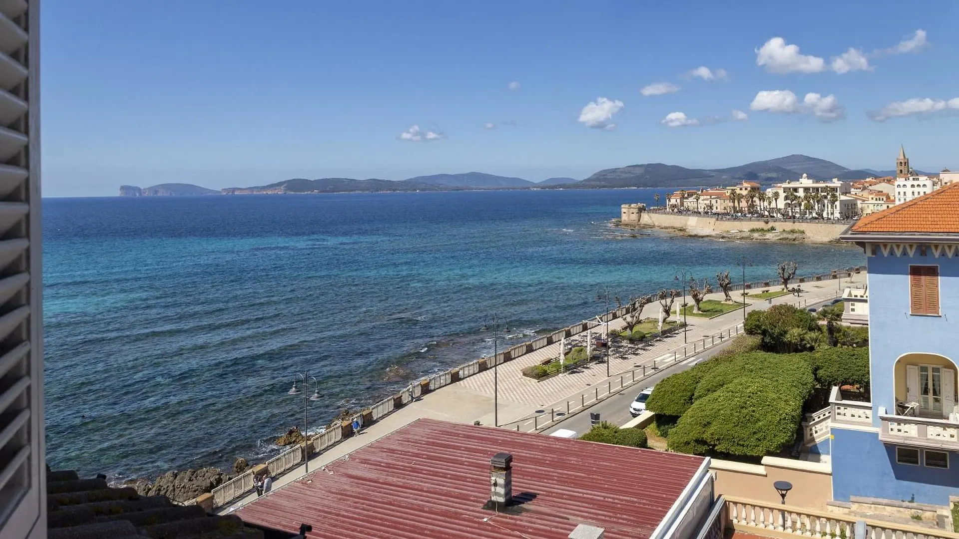 Villa Fignoni - Attico Panoramico Fronte Mare O Camera Matrimoniale Con Bagno Privato Alghero 0*,  Italien